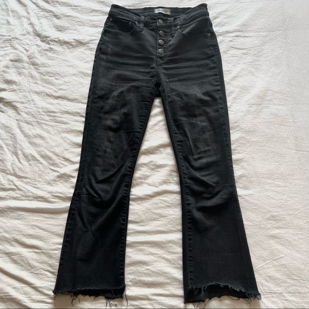 Madewell Cali Demi-Boot Jeans in Black